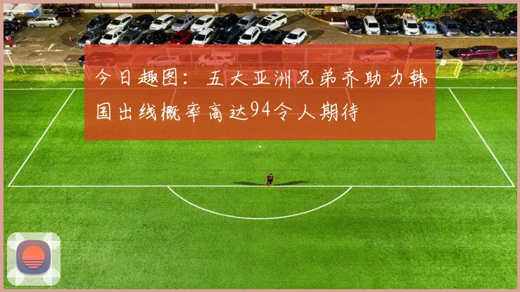 今日趣图：五大亚洲兄弟齐助力韩国出线概率高达94令人期待